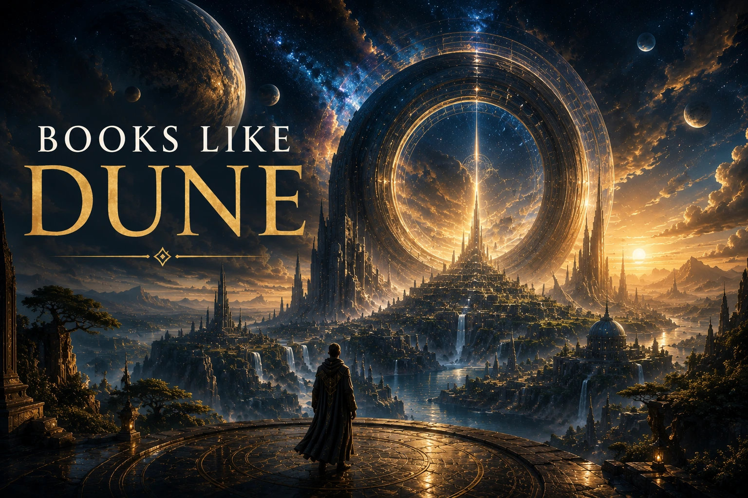 Books Like Dune featuring epic science fiction civilizations philosophical themes and humanity's future