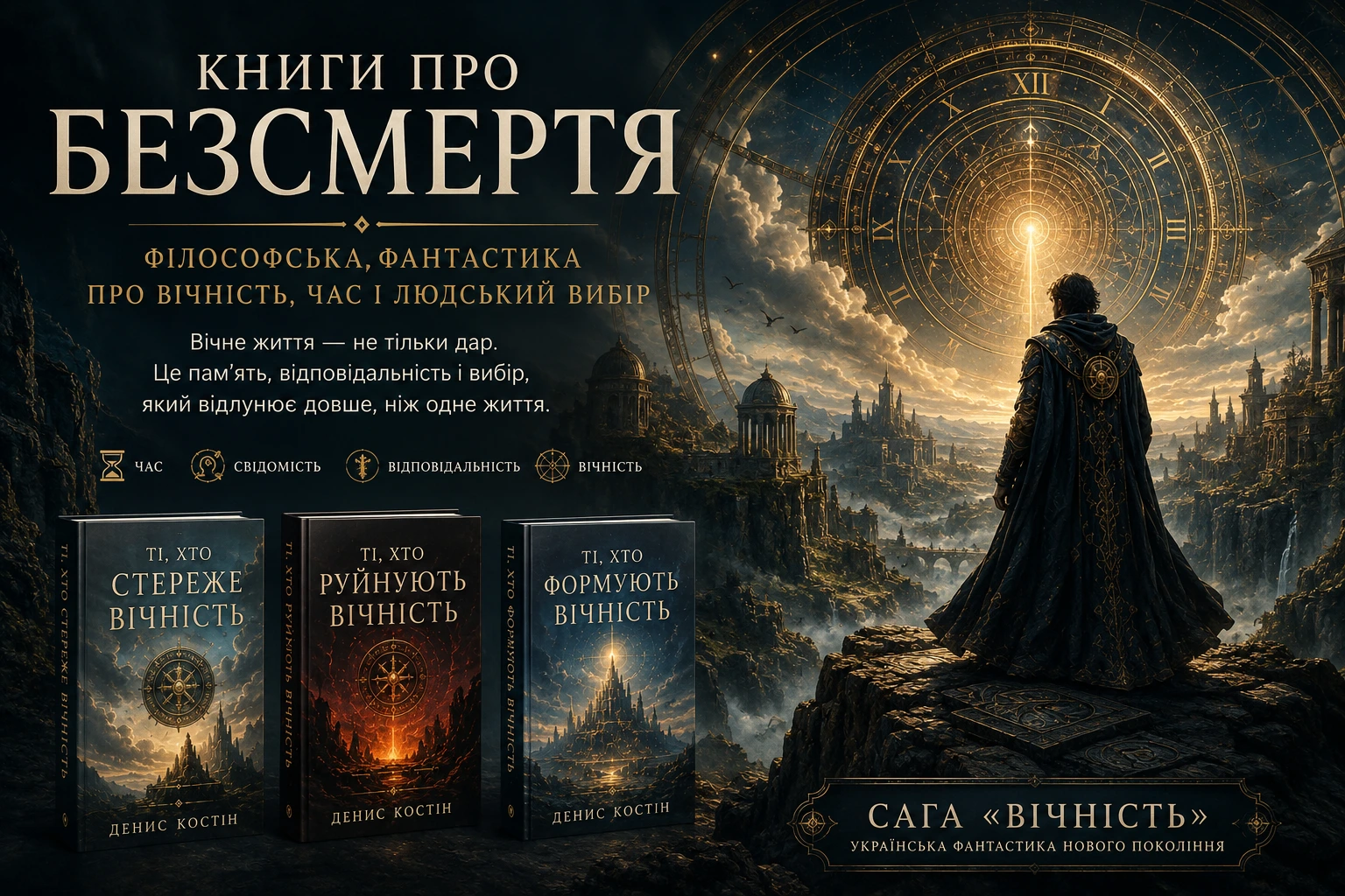 Книги про безсмертя: філософська фантастика про Вічність, час і людський вибір