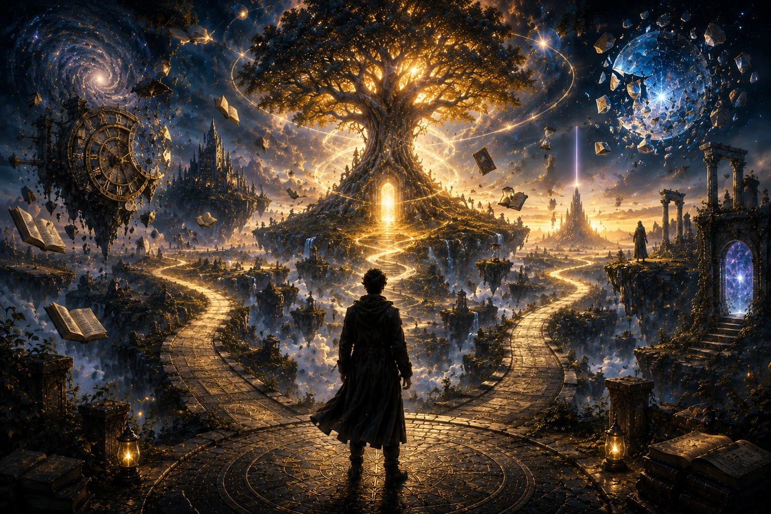 Philosophical fantasy books about meaning of life consciousness choice time destiny reality and eternity