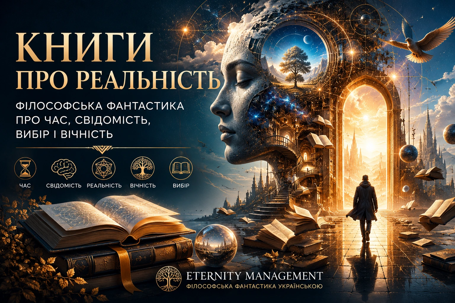 Книги про реальність: філософська фантастика про свідомість, час і вибір