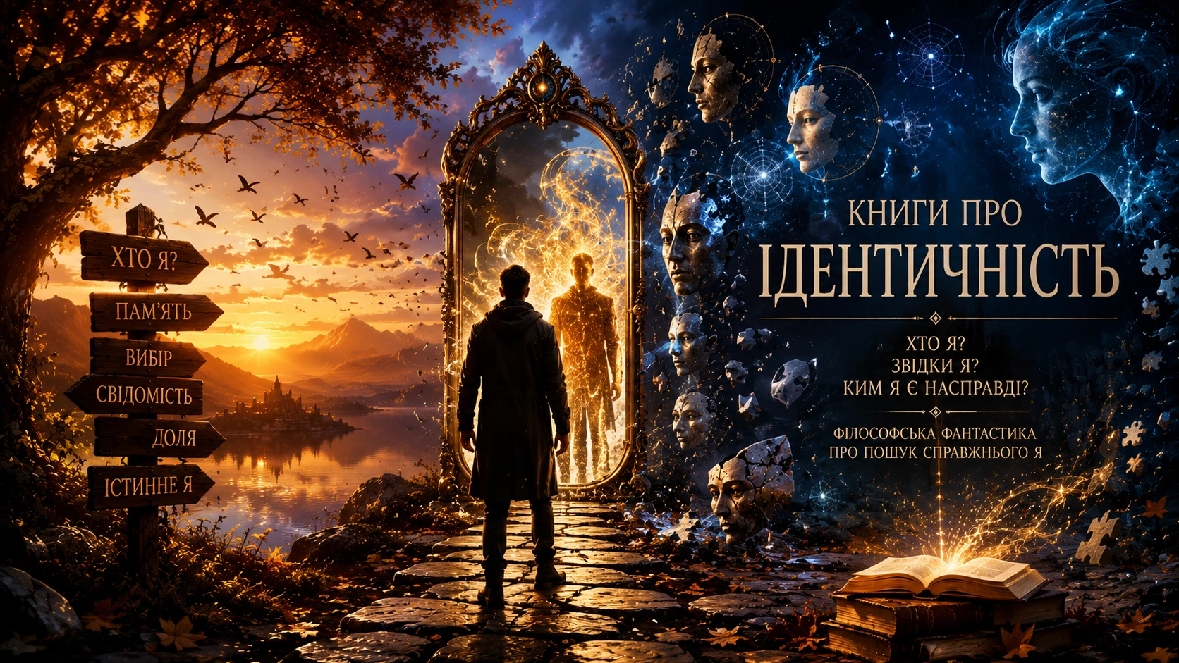 Книги про ідентичність філософська фантастика про пам'ять вибір свідомість долю і вічність