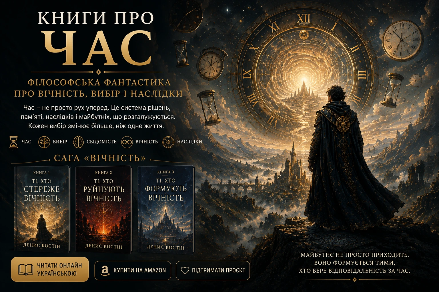 Книги про час: філософська фантастика про Вічність, вибір і наслідки