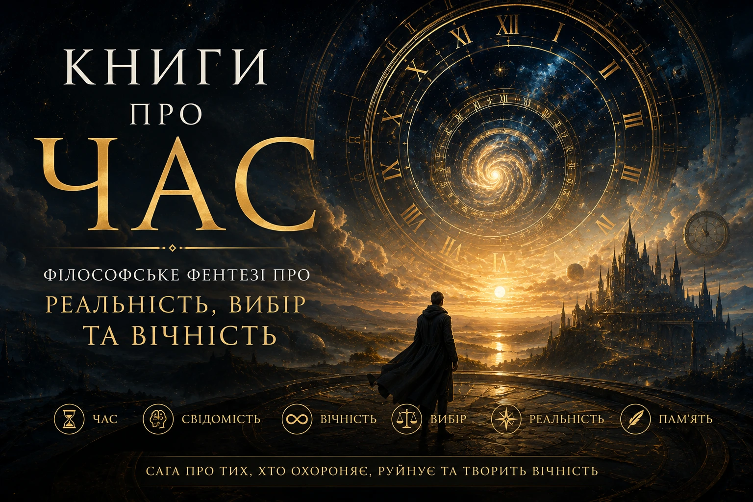 Книги про час і свідомість українською філософська фантастика про пам’ять реальність і Вічність