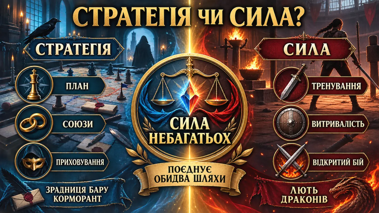 Стратегія чи сила у фентезі: як «Сила небагатьох» поєднує планування та відкритий бій