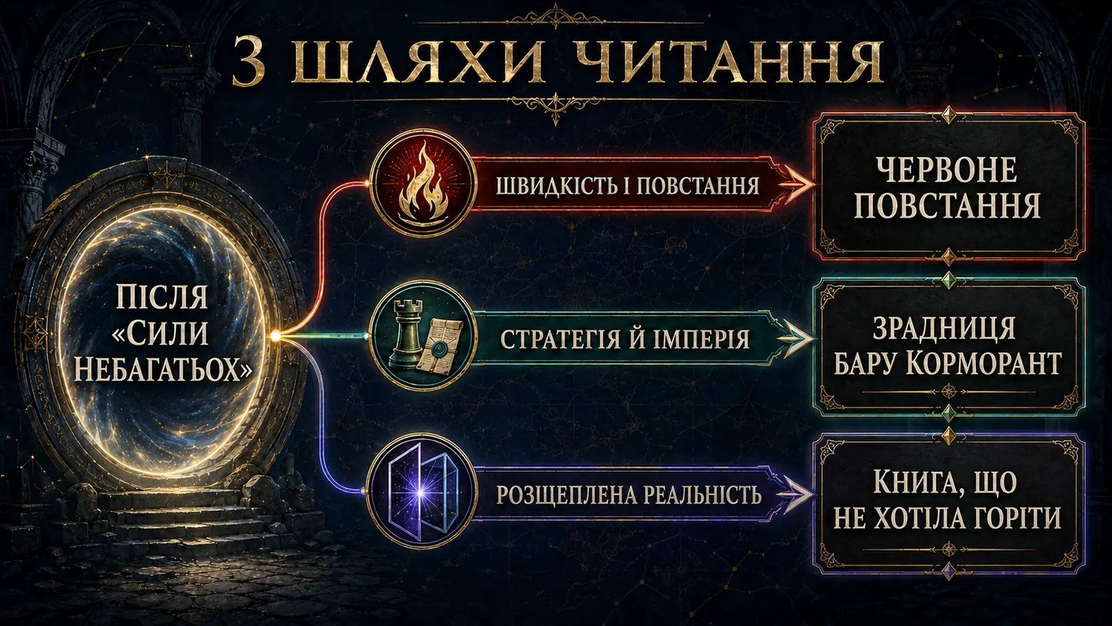 Три шляхи читання після «Сили небагатьох»: повстання, стратегія або розщеплена реальність